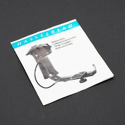 Hasselblad Flash-gun Bracket Instructions