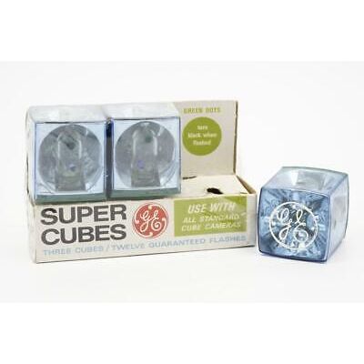 General Electric GE Super Cube Pack (3) Flash Bulbs