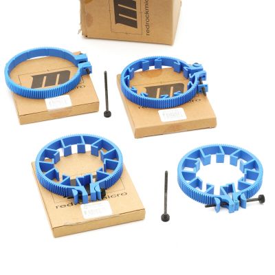 Redrock Micro Follow Focus Blue Rings - 2 Size A, 1 Size C, 1 Size D