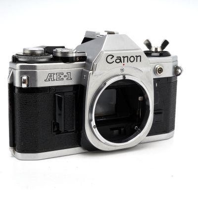 Canon AE-1 35mm SLR Film Camera Chrome 