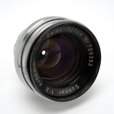 【良品】Contax IIa Zeiss-Opton Sonnar 50mm Zeiss-Opton Sonnar 50mm f/2 T Lens for Contax Rangefinder Camera