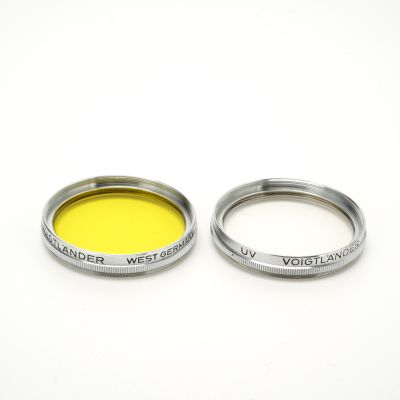 Voigtlander 302/41 AR G 3X LW -1.5 Yellow & 317/41 AR UV 40.5mm Filter Set