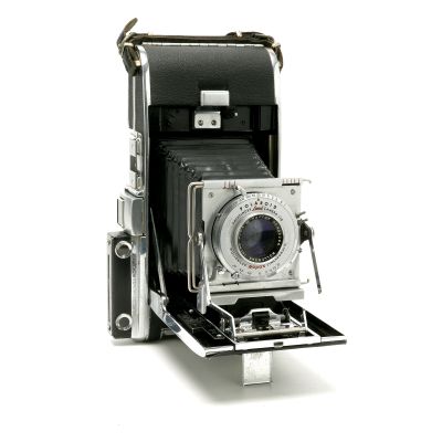 Polaroid 110 Pathfinder Land Camera w/ Wollensak Raptar 127mm f/4.5 Lens READ