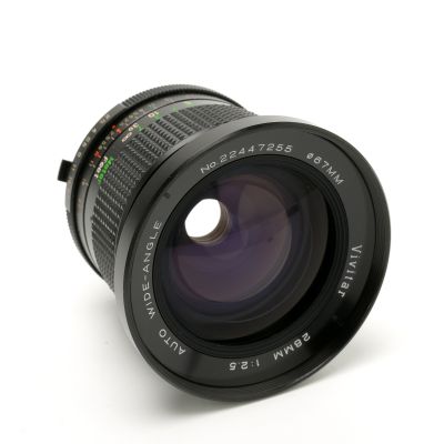Vivitar Auto Wide-Angle 28mm f/2.5 Lens Minolta SR Mount