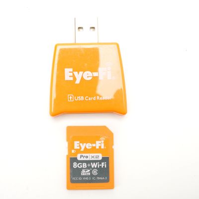 Eye-Fi Pro X2 8GB SDHC Memory Card with Eye-Fi USB Card Reader