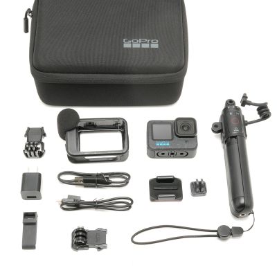 GoPro Hero 12 Black Action Camera w/ Media Mod & Volta Handle