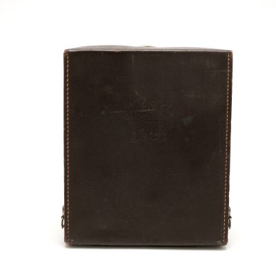 Leica E. Leitz Brown Leather Outfit Compartment Case