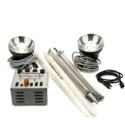 Novatron 400VR 2 Light Head Kit with Stands, Umbrellas, & Case