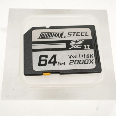 Hoodman Steel 64GB 2000x 8K SDXC II Memory Card 