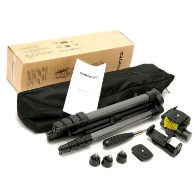CAMBOFOTO SAB265 74" Professional Aluminum Tripod Stand