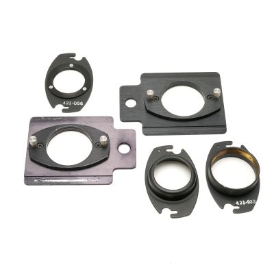 Set of 2 Omega D-Series Enlarger Slide-in Lens Boards with Adapters